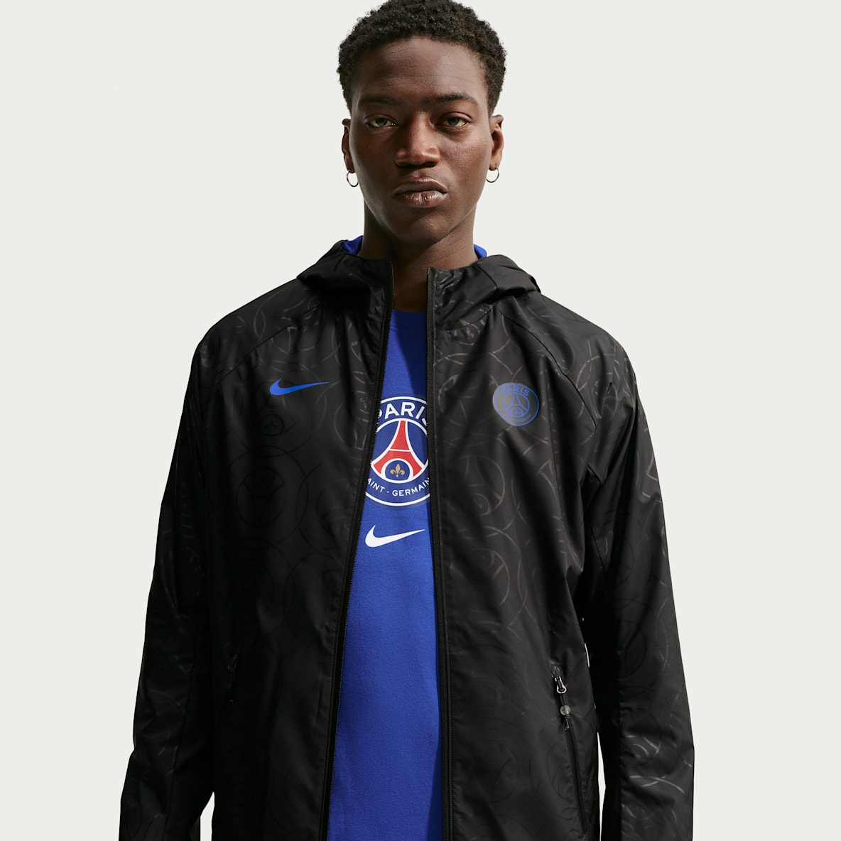 NIKE PSG フーディ ナイロンジャケット 00s ストリート HIPHOP Men's Black Performance Paris Saint-Germain. Nike ZA